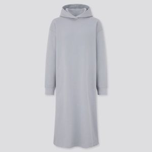 SOLD: Sweat Long-Sleeve Hoodie Dress | UNIQLO
